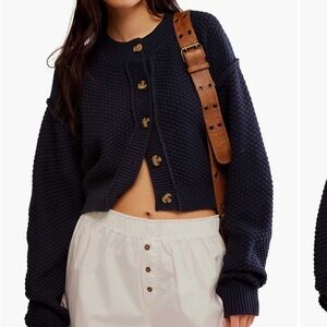 free people lila cardigan